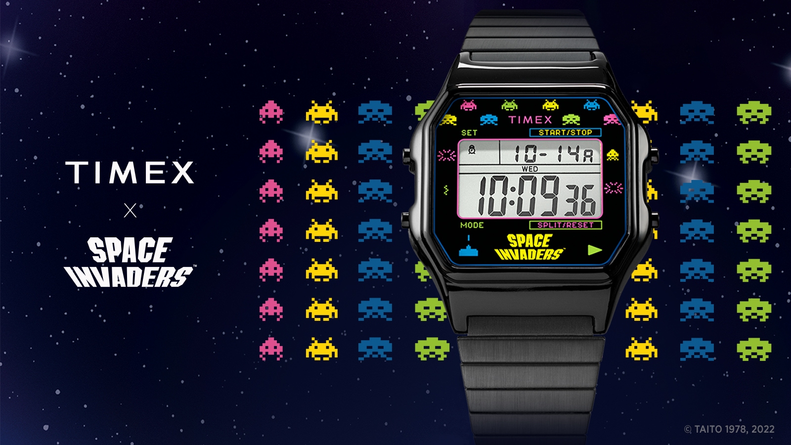 TIMEX 80 Space Invaders WATCH | TIMEXオンラインストア
