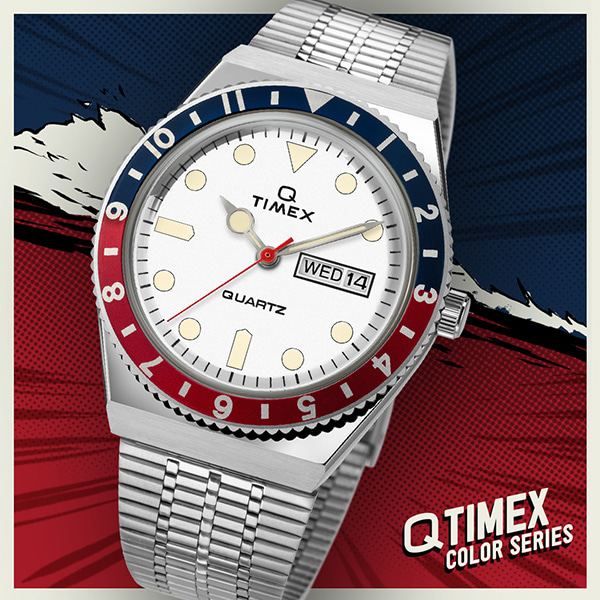 即日完売した大人気シリーズ Timex Q からダイアルがホワイトカラーの新色が登場 Timexオンラインストア