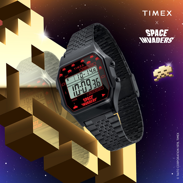 未使用 TIMEX 腕時計 タイメックス × スペースインベーダー コラボ