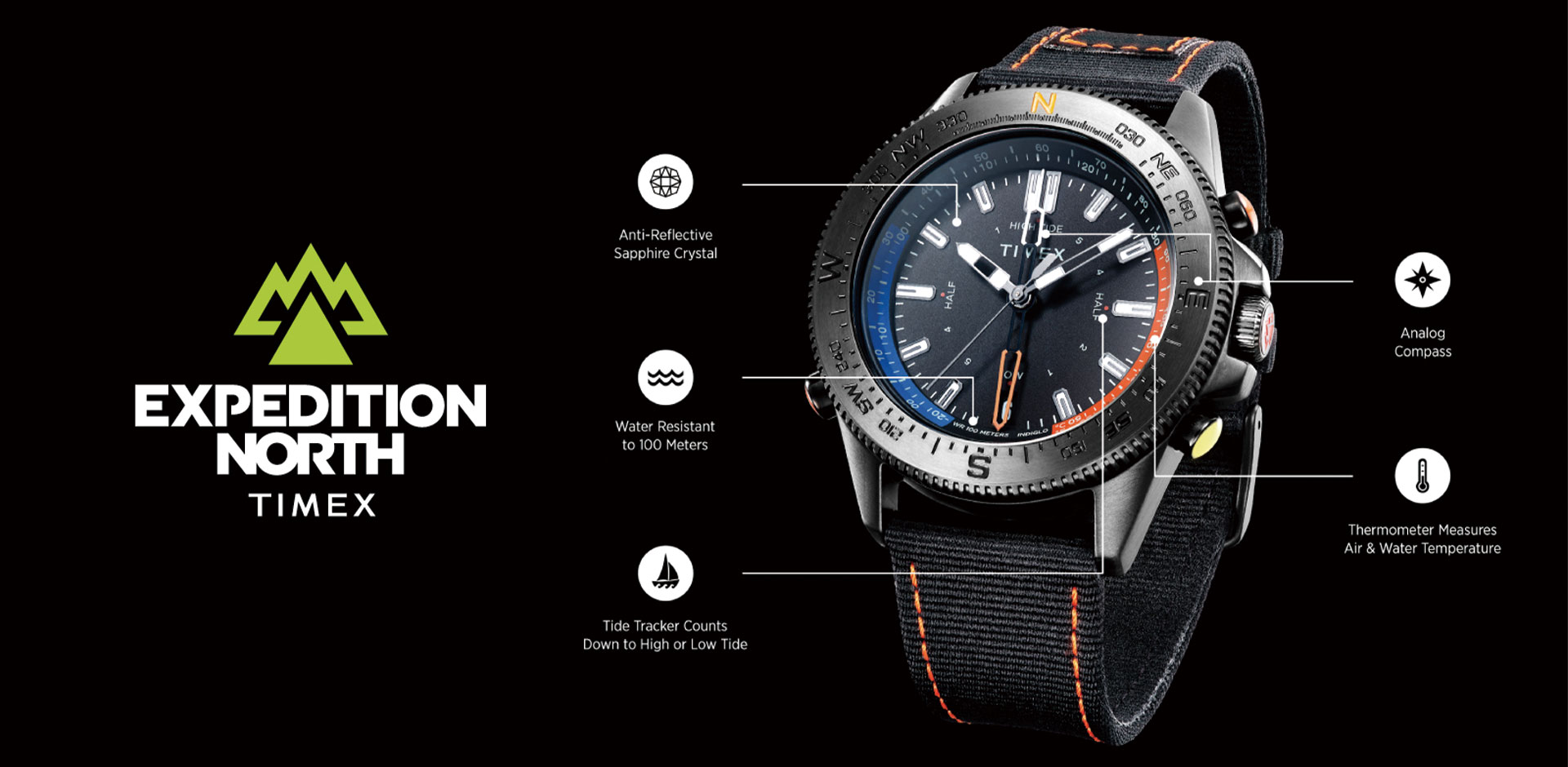 [TIMEX] 腕時計 タイメックス Expedition North Sierra エクスペディション ノース シエラ ブルー 文字盤 ステンレスス - 1