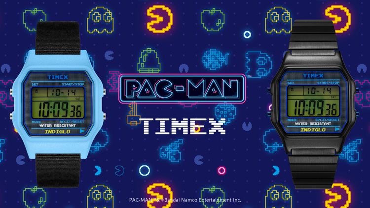 【美品】腕時計_TIMMEX_タイメックス_PACMAN_パックマン_コラボ