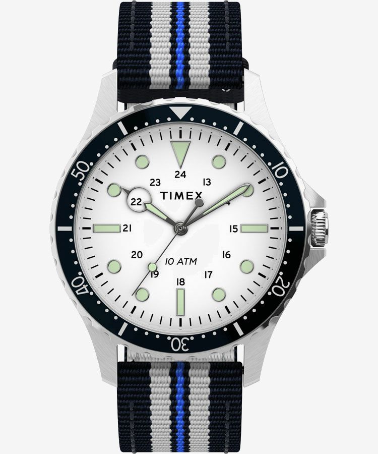 Q TIMEX 3タイムゾーン クロノグラフ グリーンダイアル | TIMEX 
