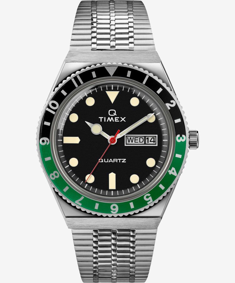 Q TIMEX ブラック x グリーン | TIMEXオンラインストア