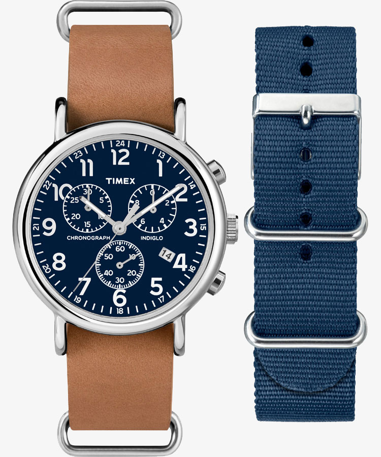 Timex ウィークエンダー クロノグラフ 40mm 腕時計