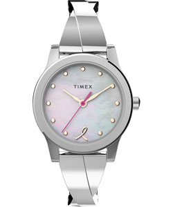 Timex women's stretch discount bangle crisscross 25mm watch