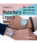 ウォーターベリー レガシー 36mm ブルー | TIMEXオンラインストア