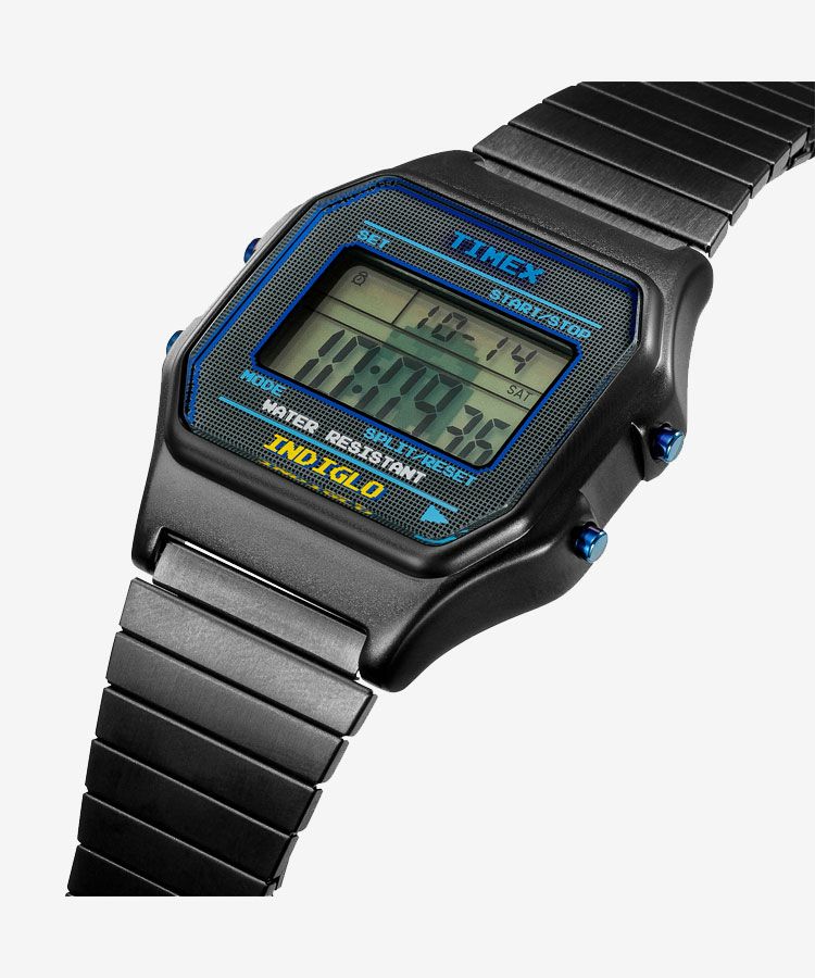 PAC-MAN x TIMEX クラシックデジタル メタル | TIMEXオンラインストア