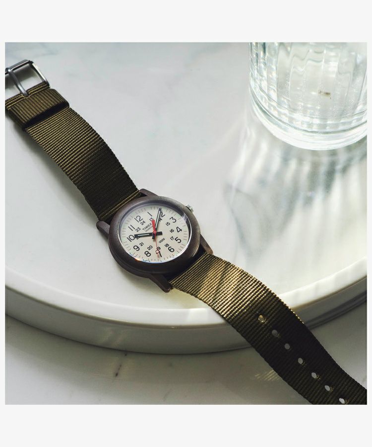 キャンパー 34mm オリーブ | TIMEXオンラインストア