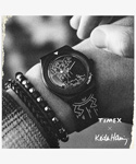 新品未使用　TIMEX キースヘリング　コラボ タイメックス×キース・ヘリングのコラボ腕時計、時計全体に