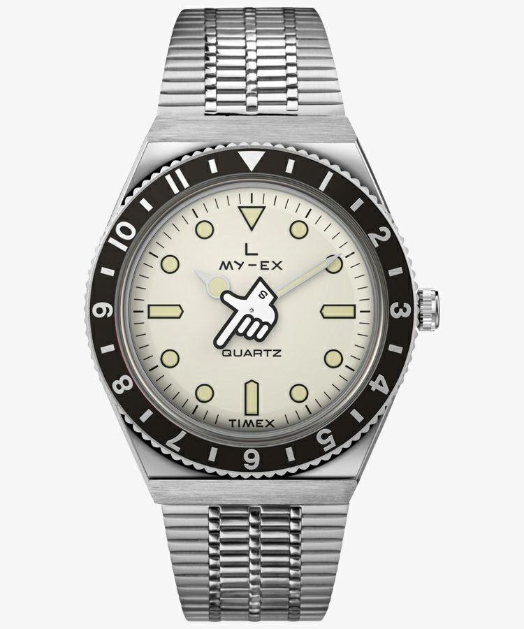 Q TIMEX 3タイムゾーン クロノグラフ グリーンダイアル | TIMEX 