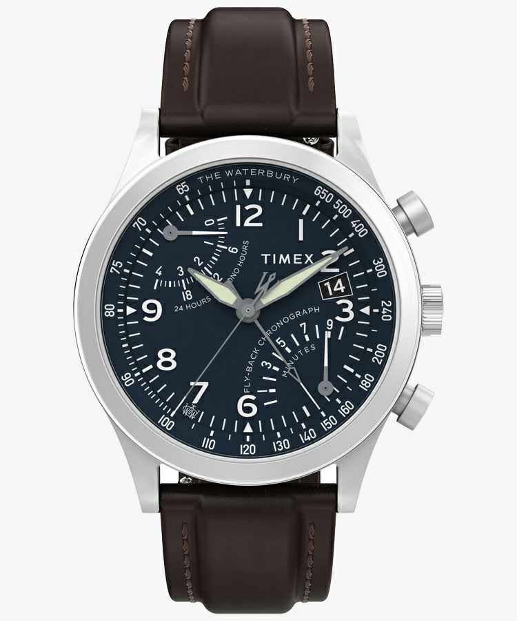 美品】TIMEX 向かい合わ Waterbury クロノグラフ REDWINGコラボ腕時計