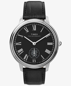 稼動品　TIMEX ウォーターベリー　シルバーケース　黒文字盤　腕時計 米腕時計ブランド『TIMEX』から「コンプレッサーケース」の新