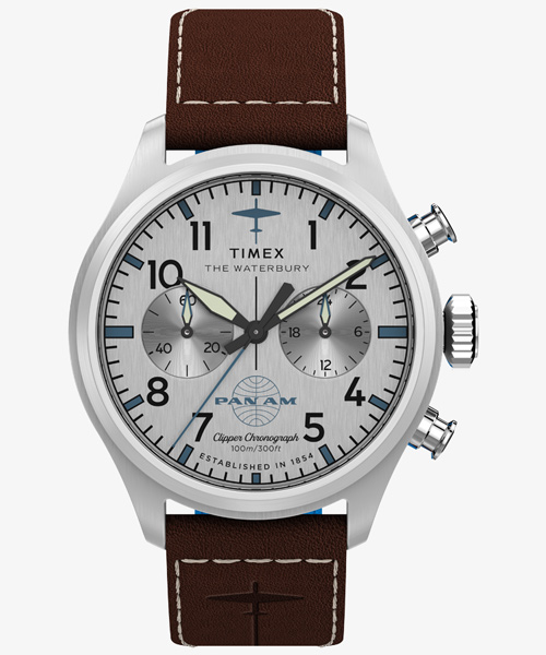 TIMEX x Pan Am ウォーターベリー クロノグラフ | TIMEXオンラインストア